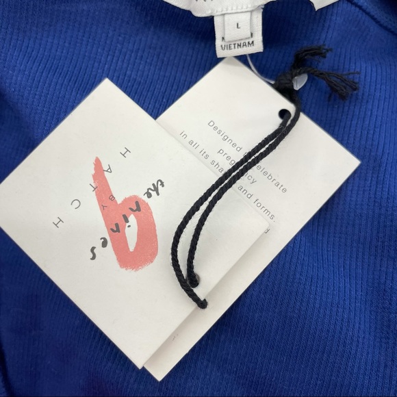 The Nines by Hatch Ruffle Rib knit maternity Dress size S M L XXL - Picture 7 of 7